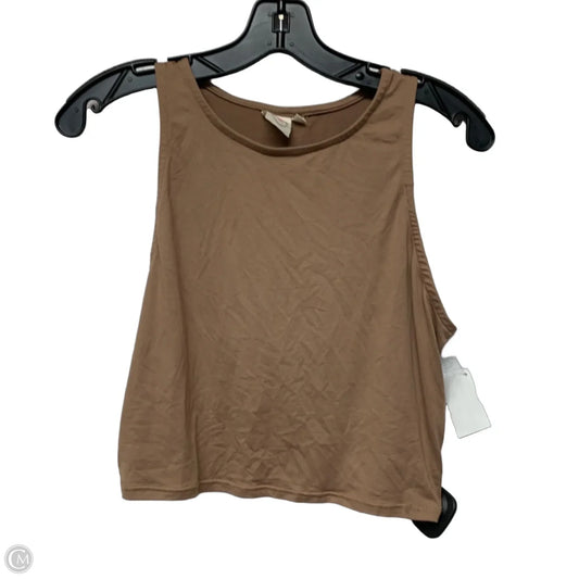 Top Sleeveless Basic By Live In The Moment In Brown, Size: M