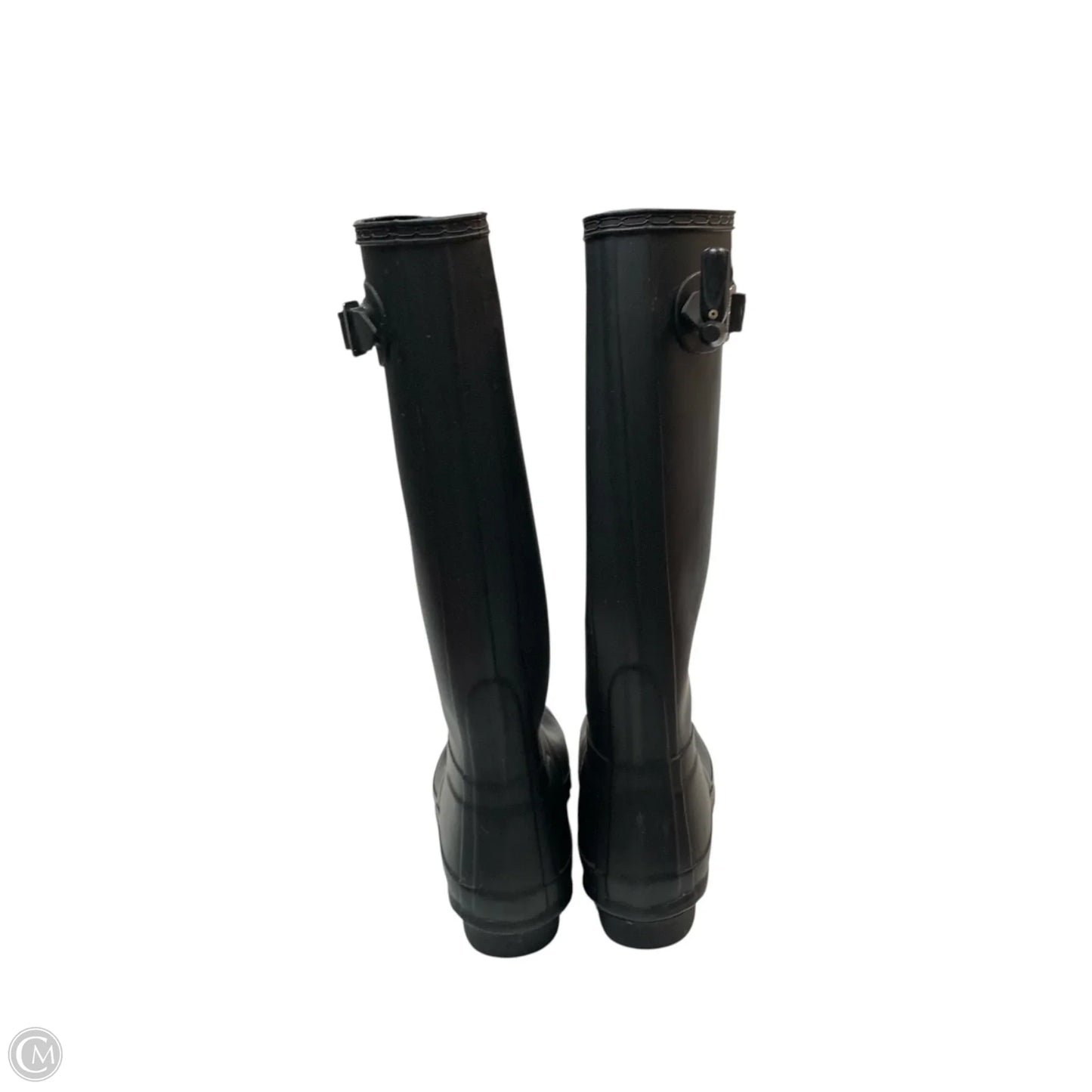 Boots Designer By Hunter In Black, Size: 7