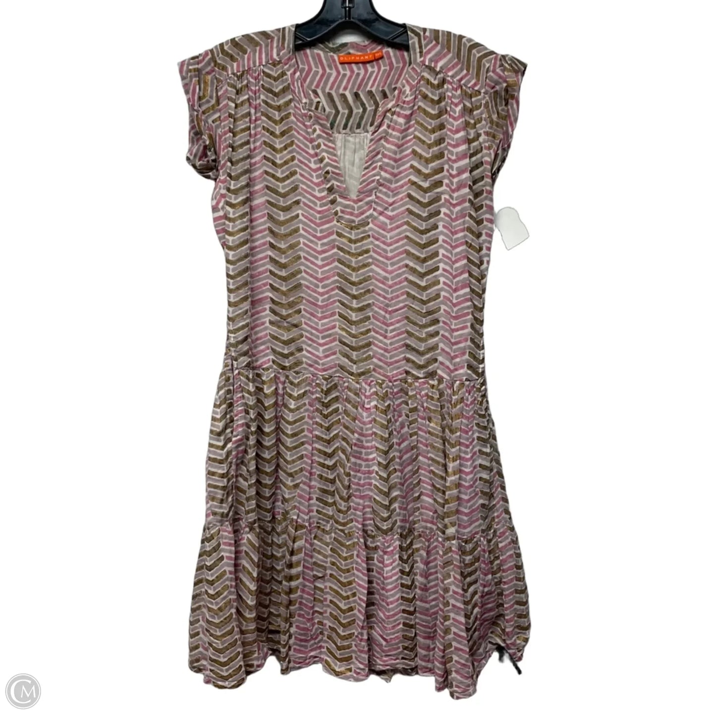 Dress Casual Short By Oliphant In Pink, Size: Xxs