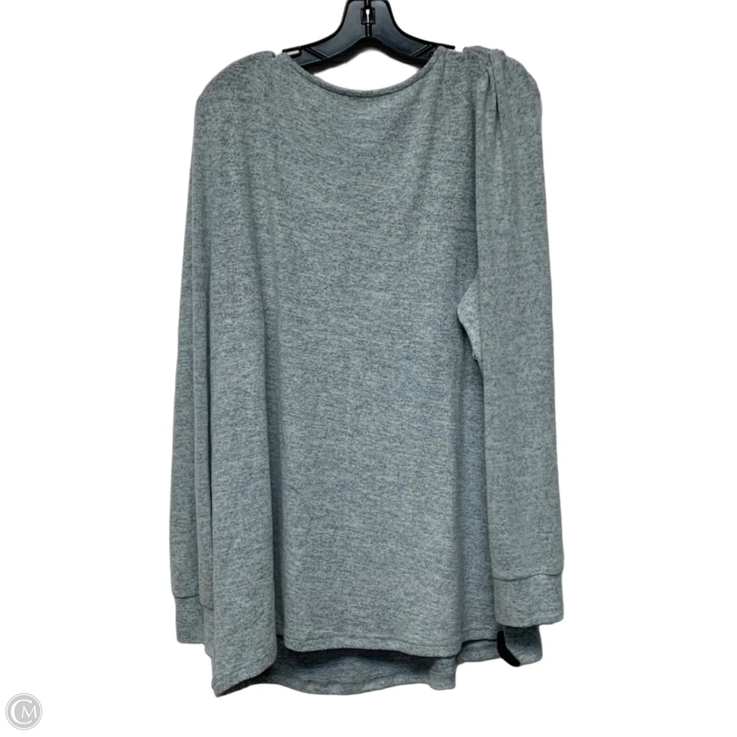Top Long Sleeve In Blue, Size: Xxl