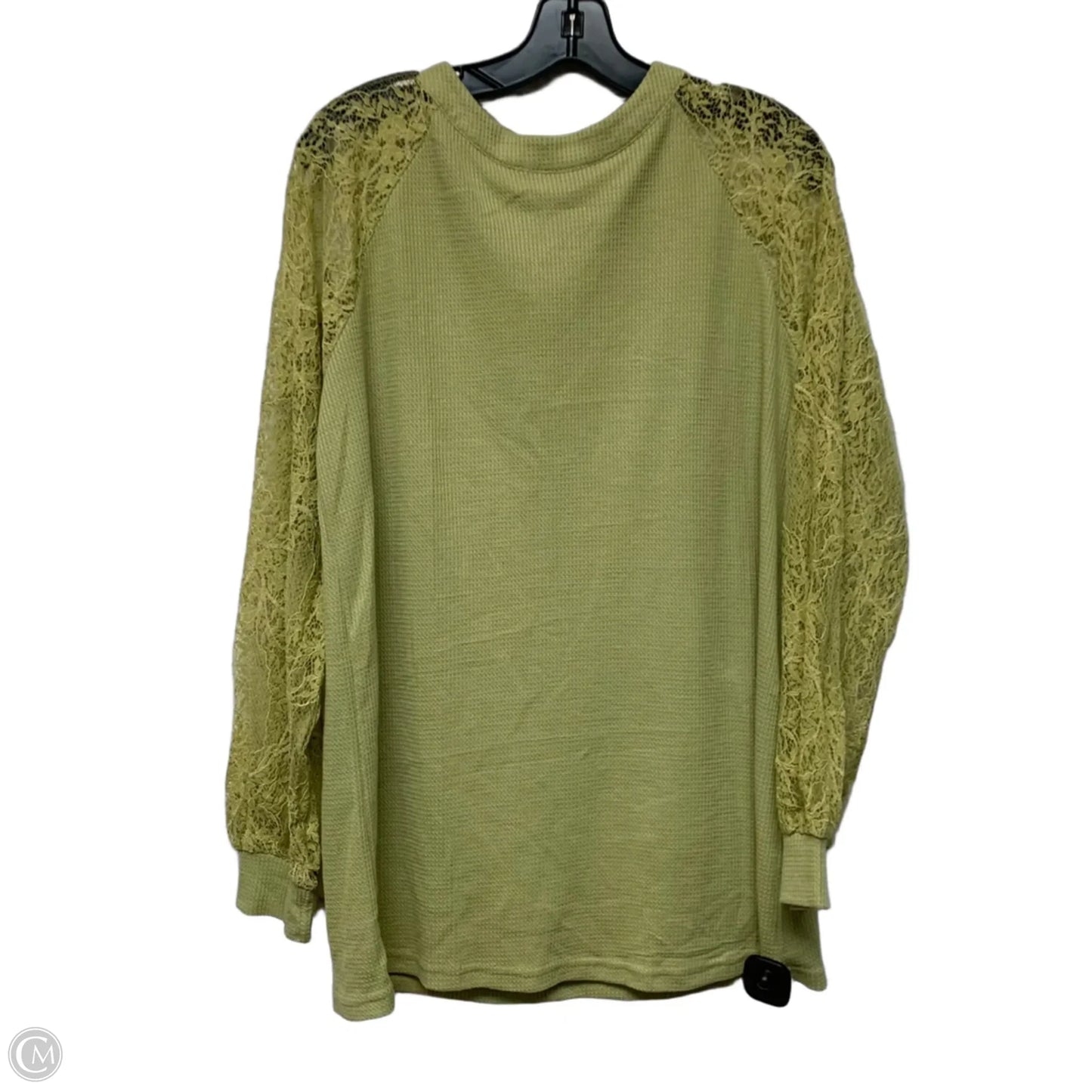 Top Long Sleeve By Miholl In Green, Size: Xl