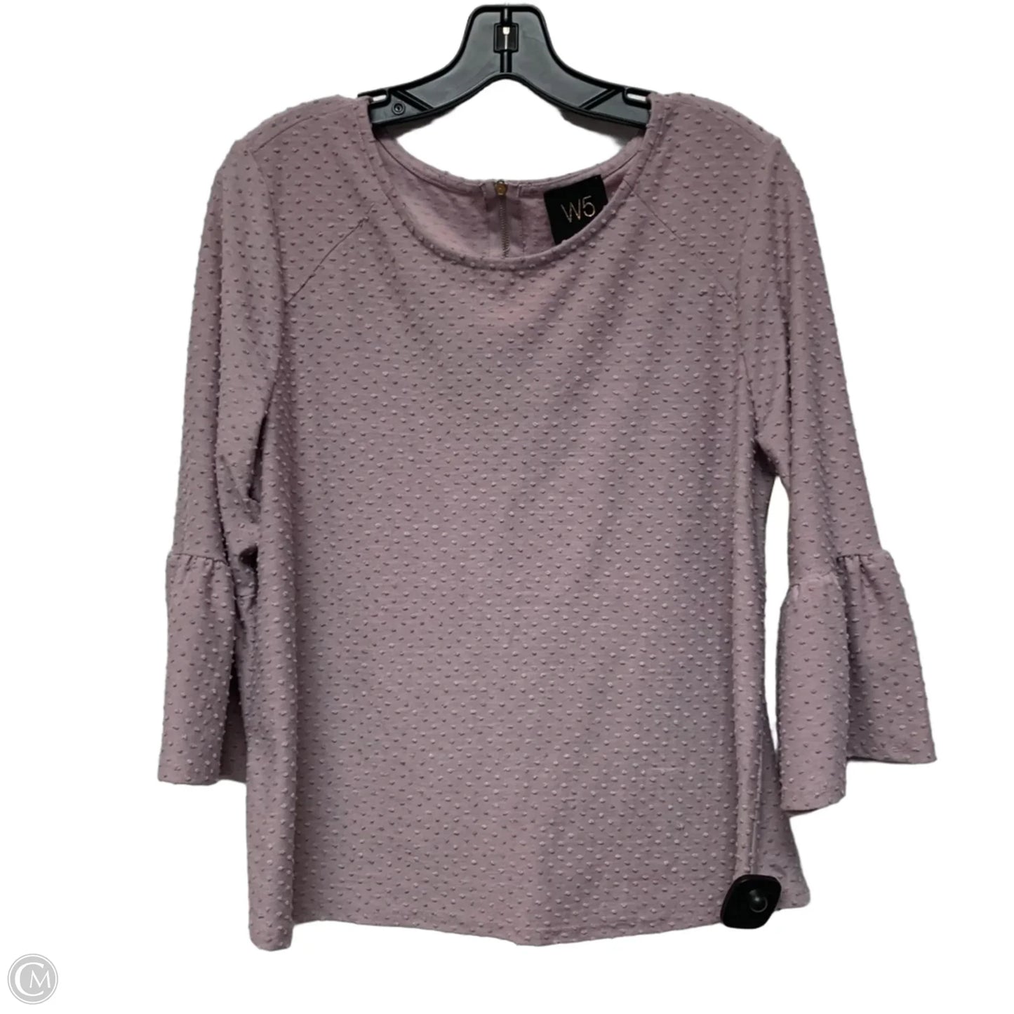 Top Long Sleeve By W5 In Purple, Size: L