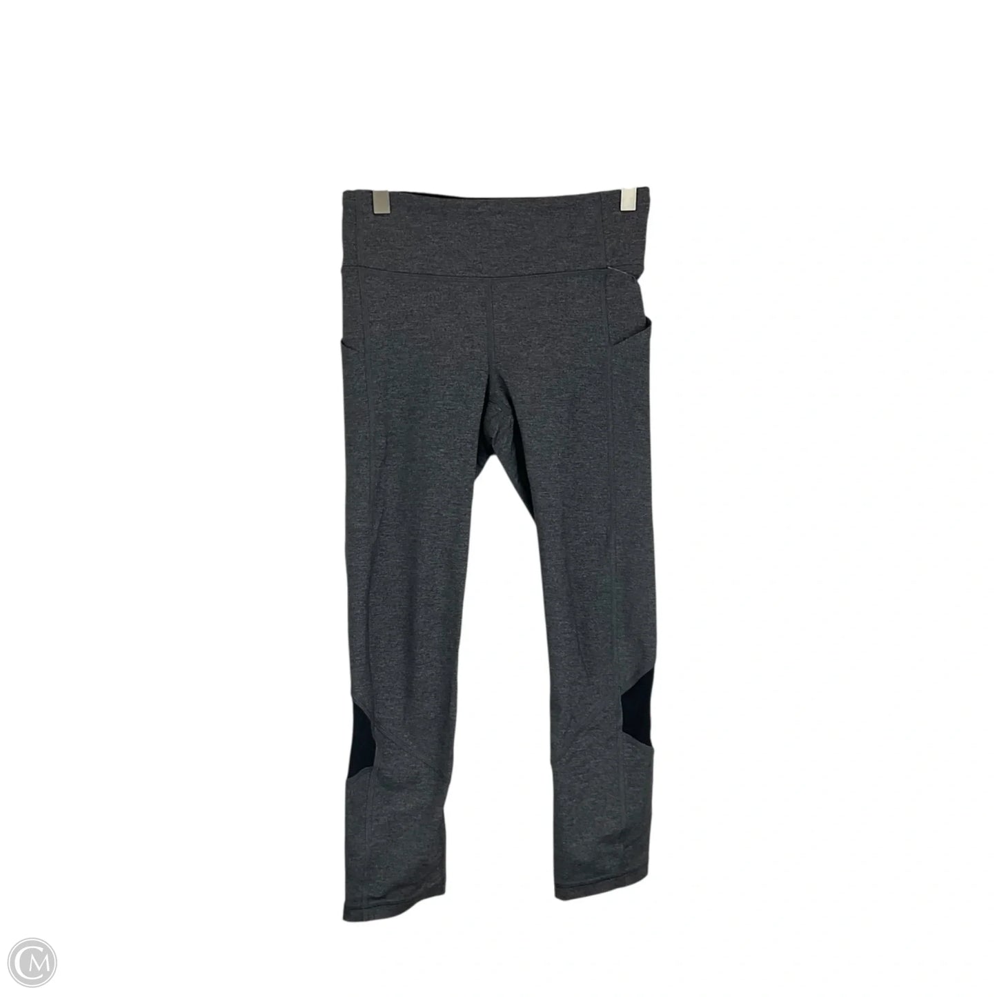 Athletic Capris By Lululemon In Grey, Size: 4