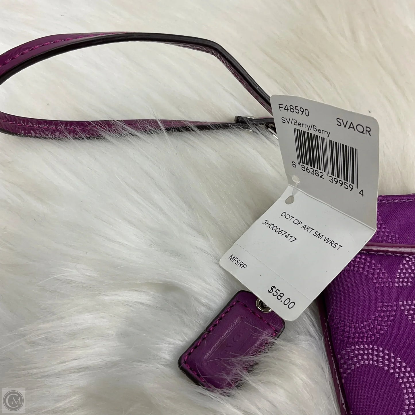 Wristlet Designer By Coach, Size: Medium