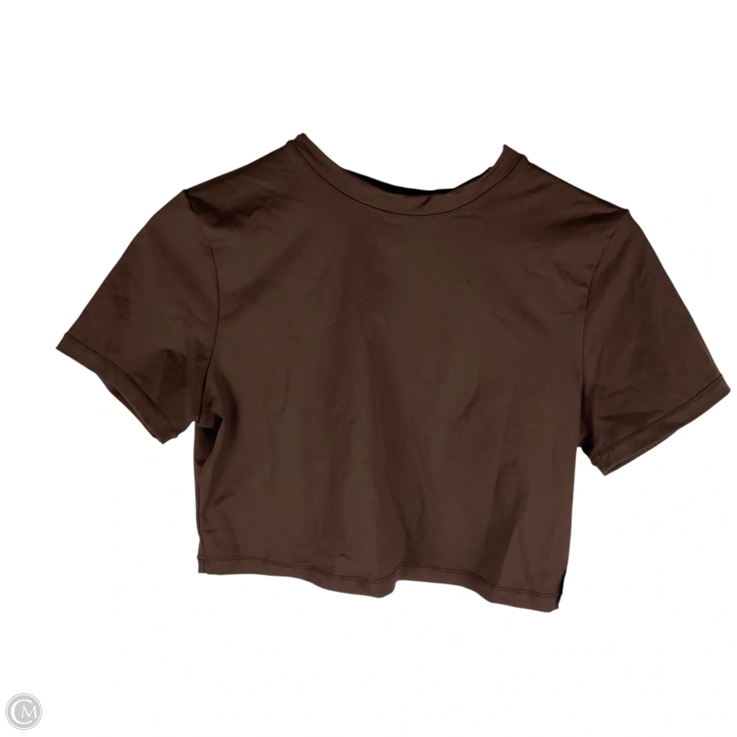 Top Short Sleeve By Skims In Brown, Size: Xl