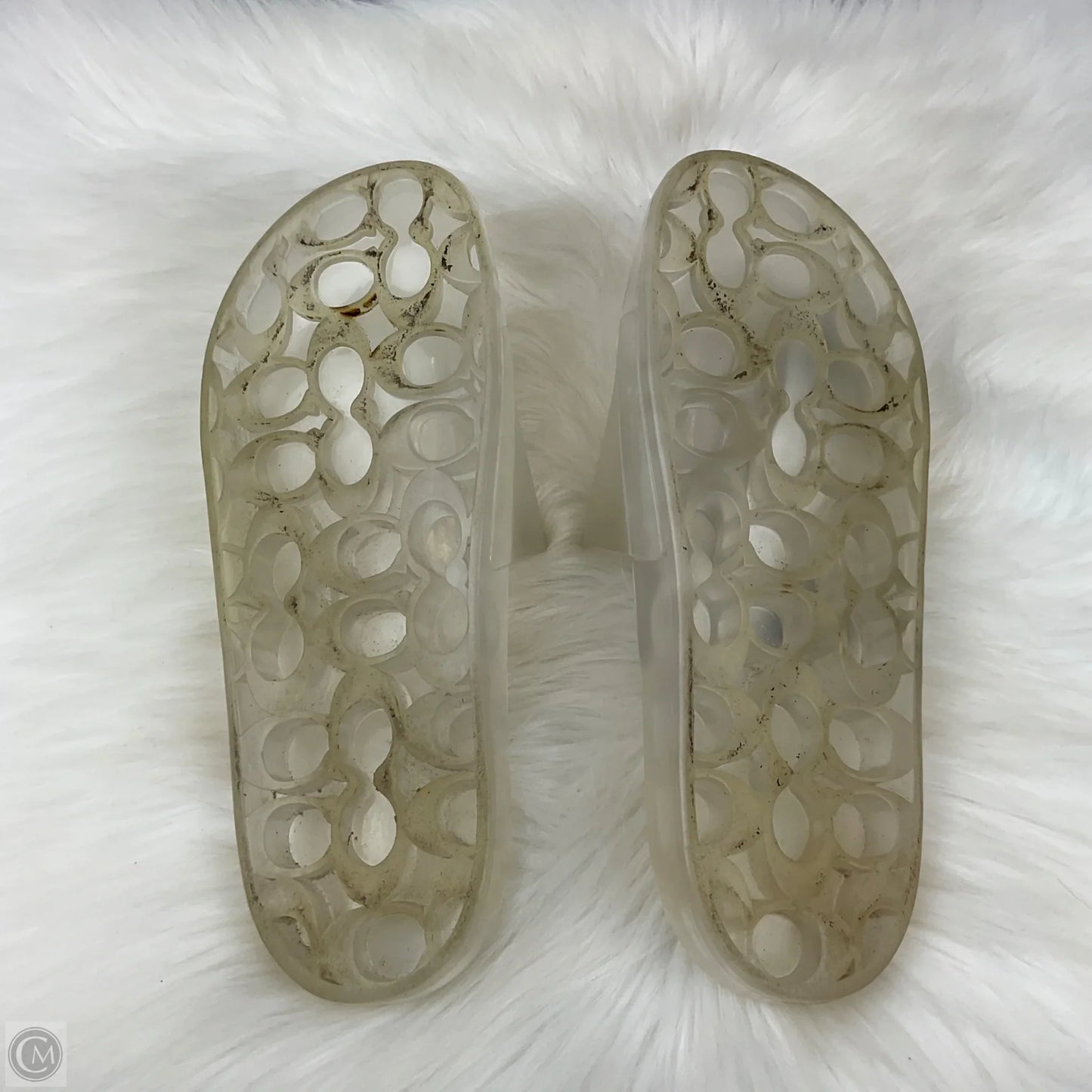 Sandals Designer By Coach In Clear, Size: 7