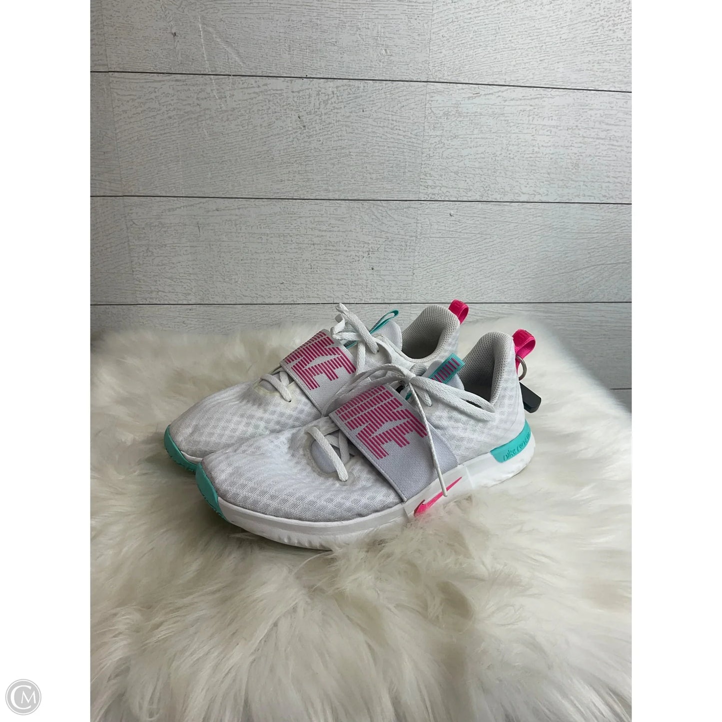 Shoes Athletic By Nike In White, Size: 9