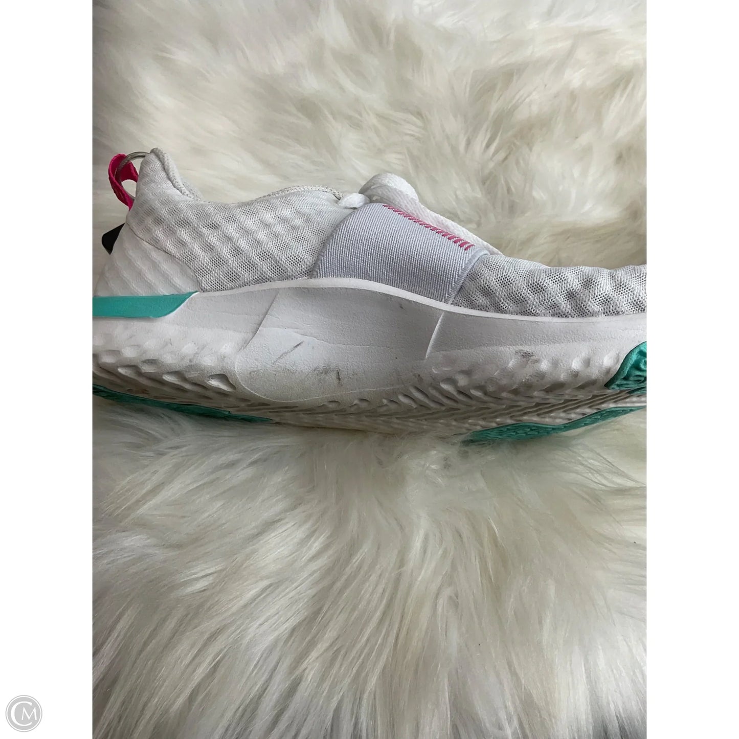 Shoes Athletic By Nike In White, Size: 9