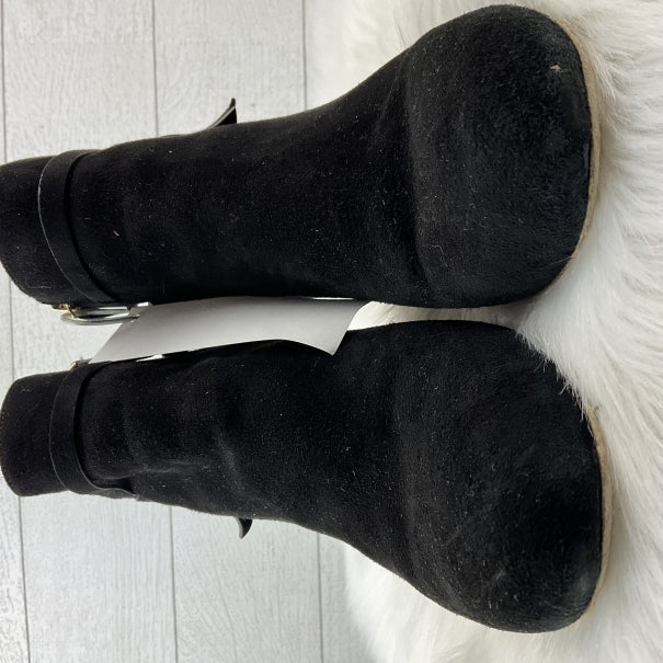 Boots Designer By Kate Spade In Black, Size: 8.5