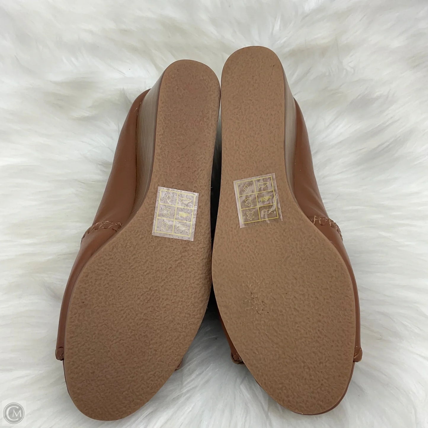 Shoes Heels Wedge By Jack Rogers In Brown, Size: 5