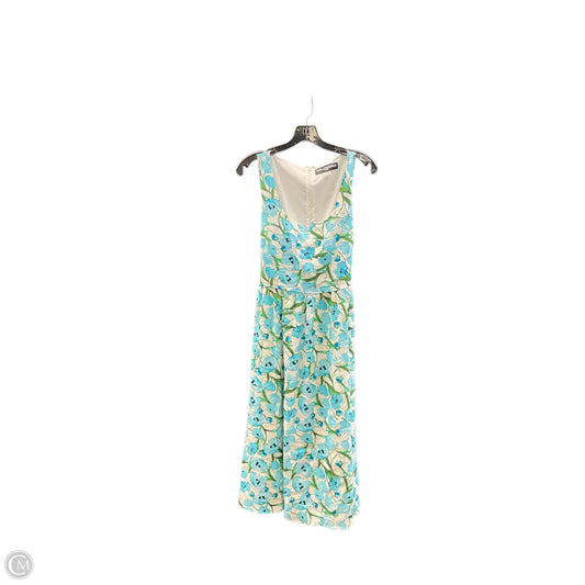 Dress Designer By Karl Lagerfeld In Blue & White, Size: 12