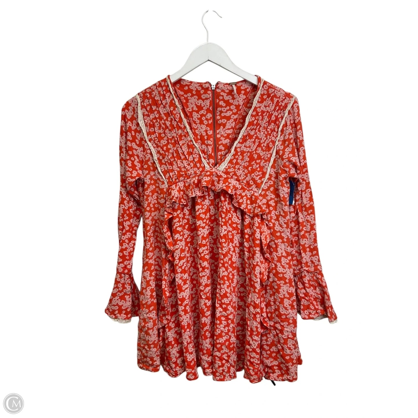 Dress Casual Short By Free People In Orange, Size: Xs