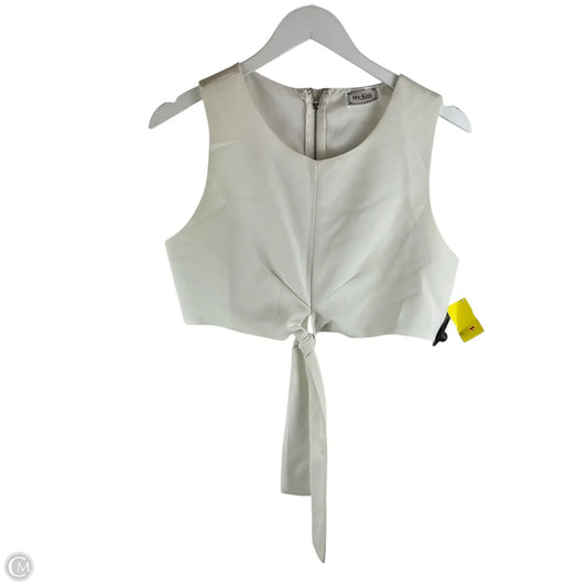 Top Sleeveless Basic By Clothes Mentor In White, Size: M