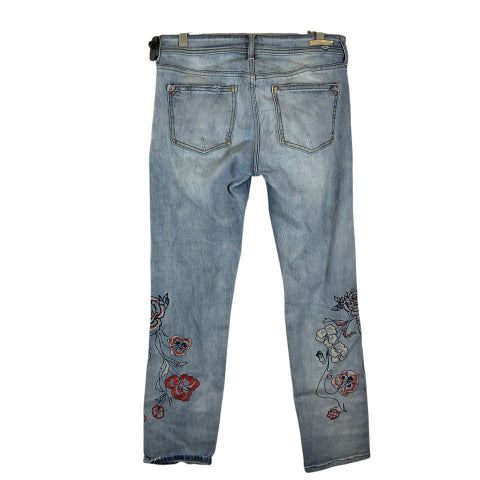 Jeans Straight By Pilcro In Blue Denim, Size: 8