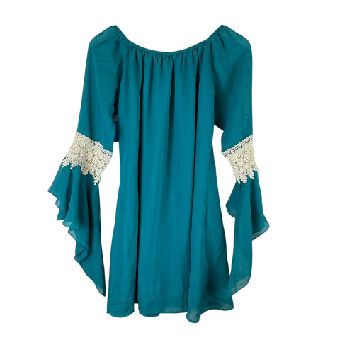 Top Long Sleeve By Clothes Mentor In Blue, Size: L