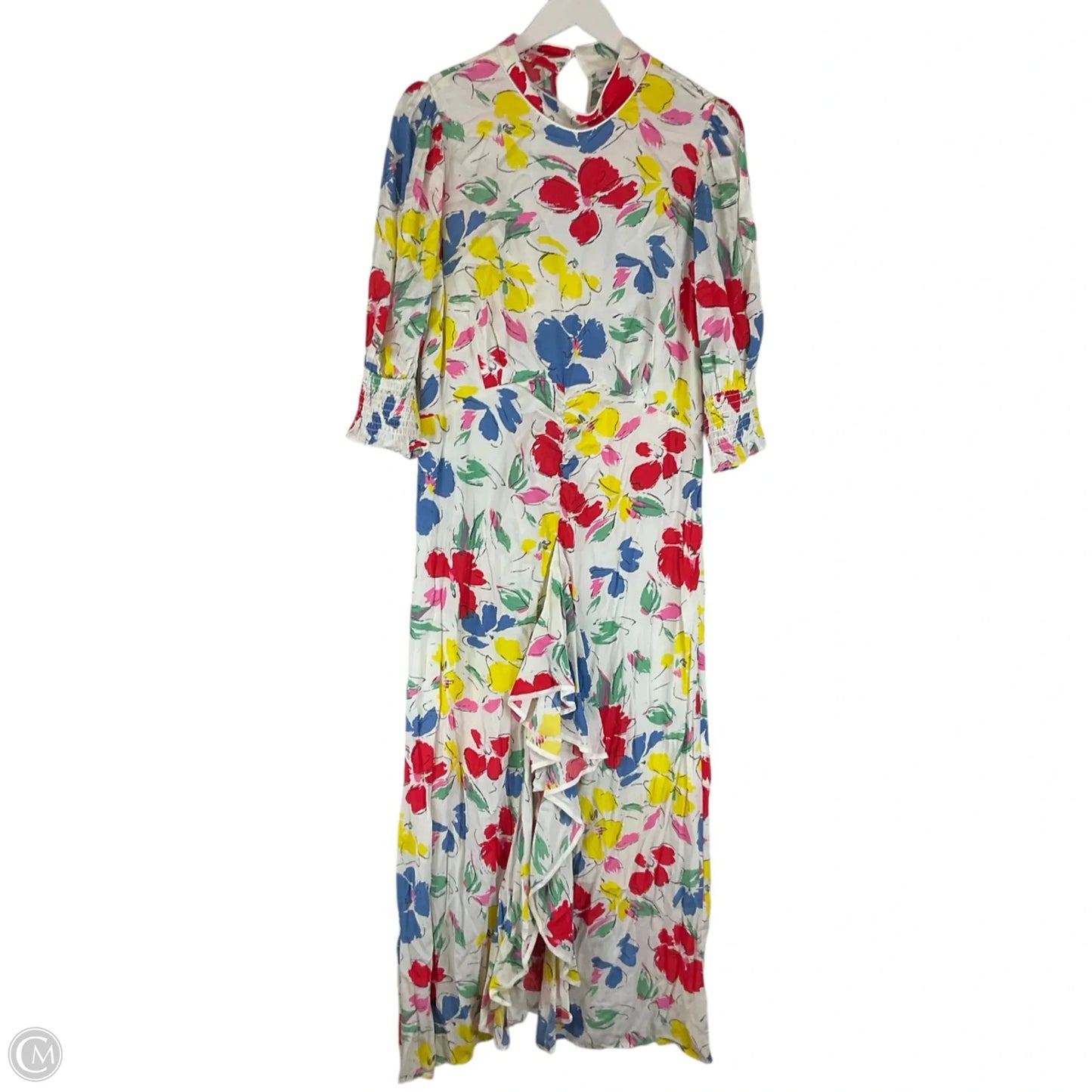 Dress Casual Maxi By Rixo In White, Size: Xl