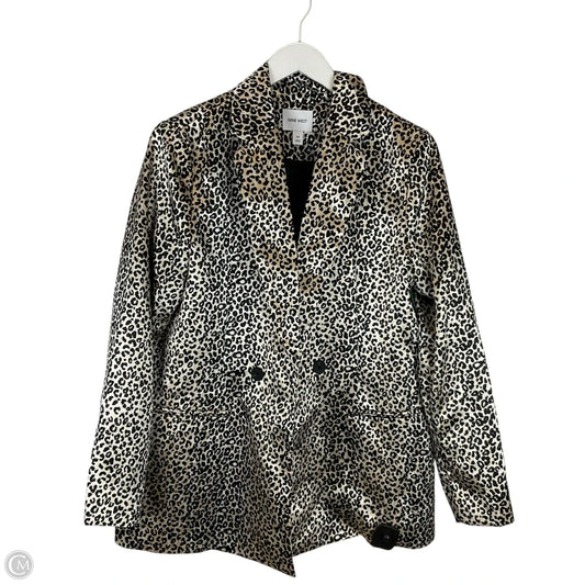 Blazer By Nine West In Animal Print, Size: M