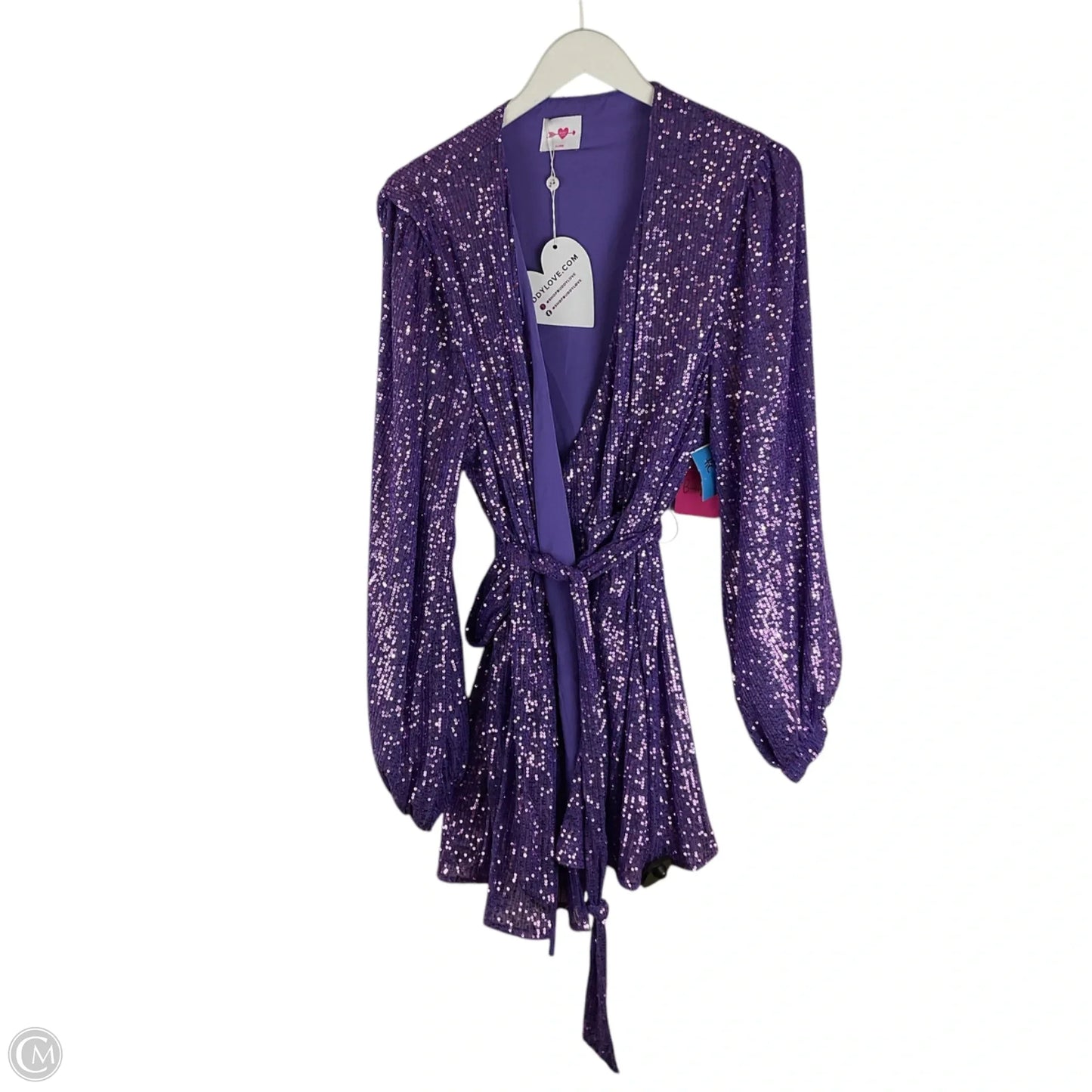 Top Long Sleeve By Buddy Love In Purple, Size: Xl