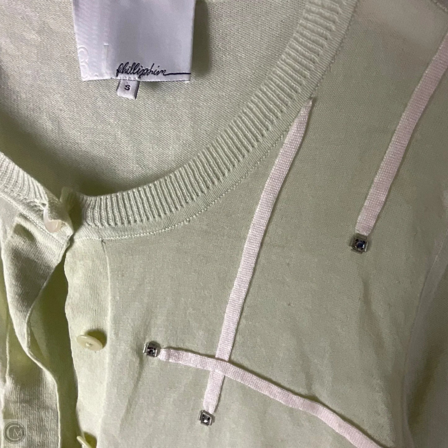 Cardigan By Clothes Mentor In Green, Size: S