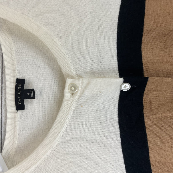 Cardigan By Talbots In Brown, Size: M
