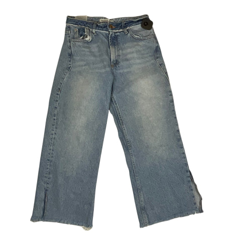 Jeans Straight By Zara In Blue Denim, Size: 6