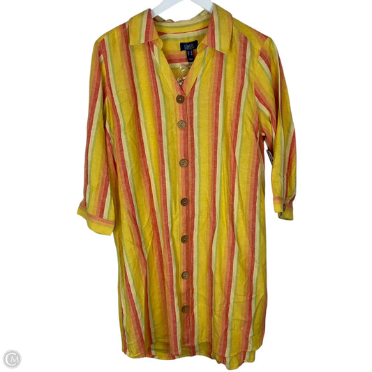 Top Short Sleeve By Clothes Mentor In Yellow, Size: S