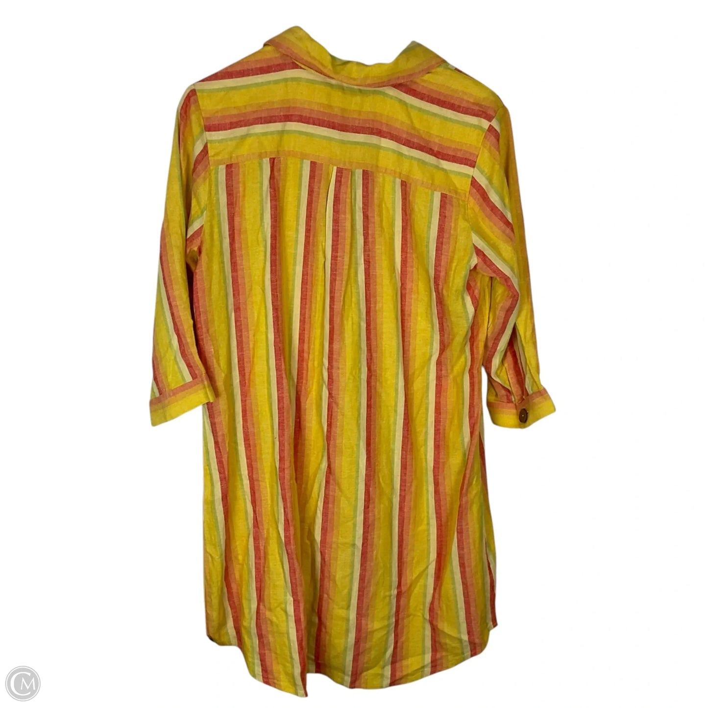 Top Short Sleeve By Clothes Mentor In Yellow, Size: S