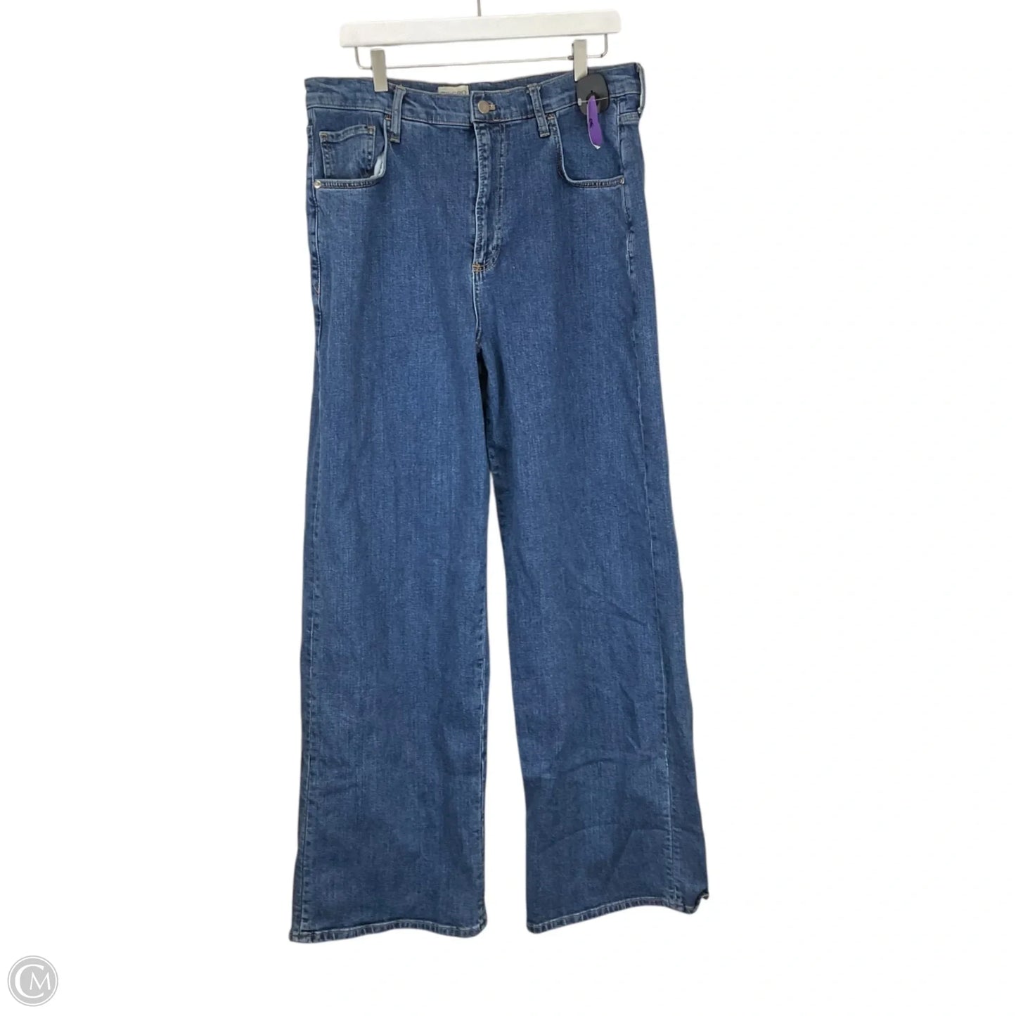 Jeans Wide Leg By Pilcro In Blue Denim, Size: 12