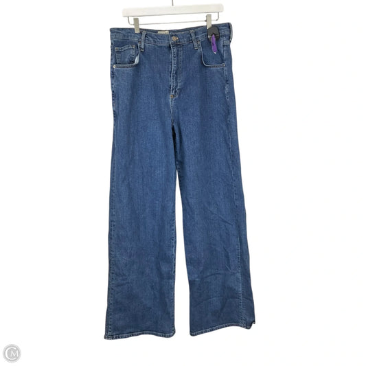 Jeans Wide Leg By Pilcro In Blue Denim, Size: 12