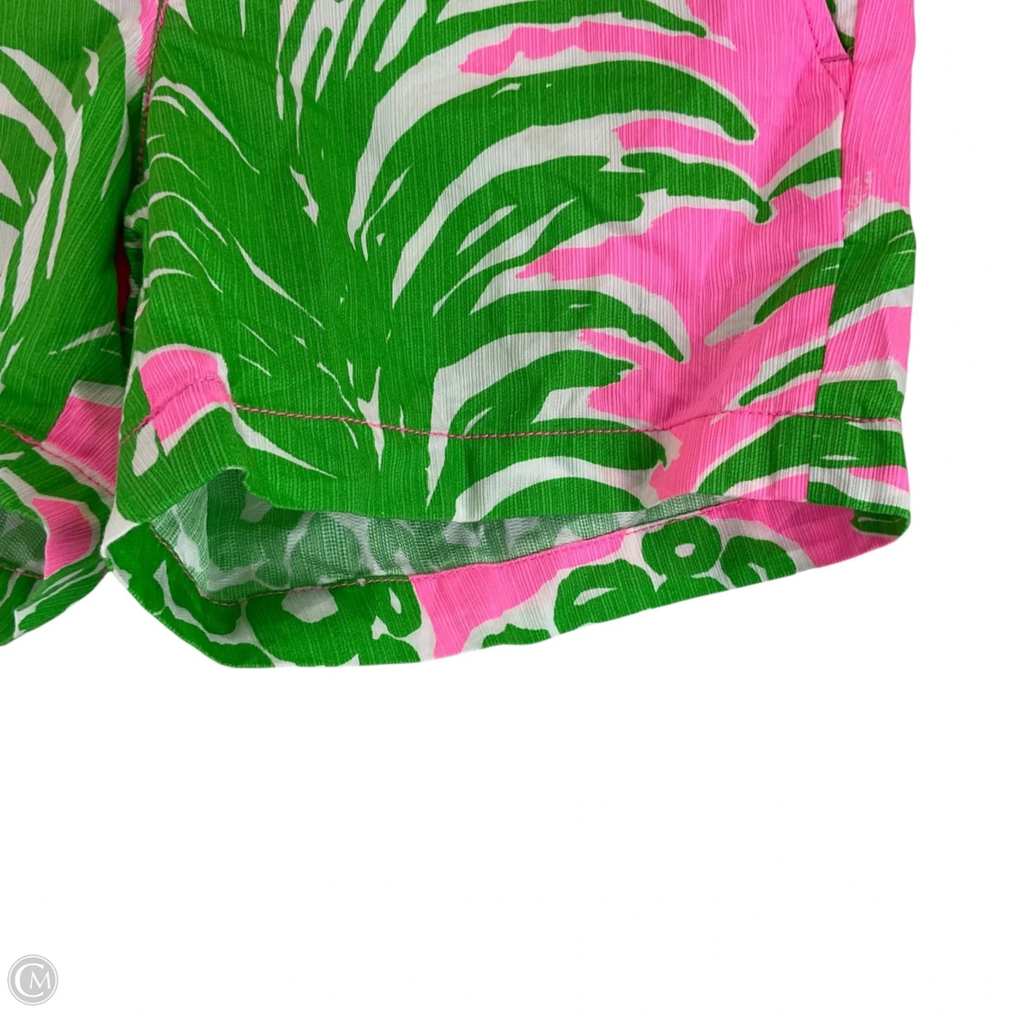 Shorts Designer By Lilly Pulitzer In Green & Pink, Size: 4