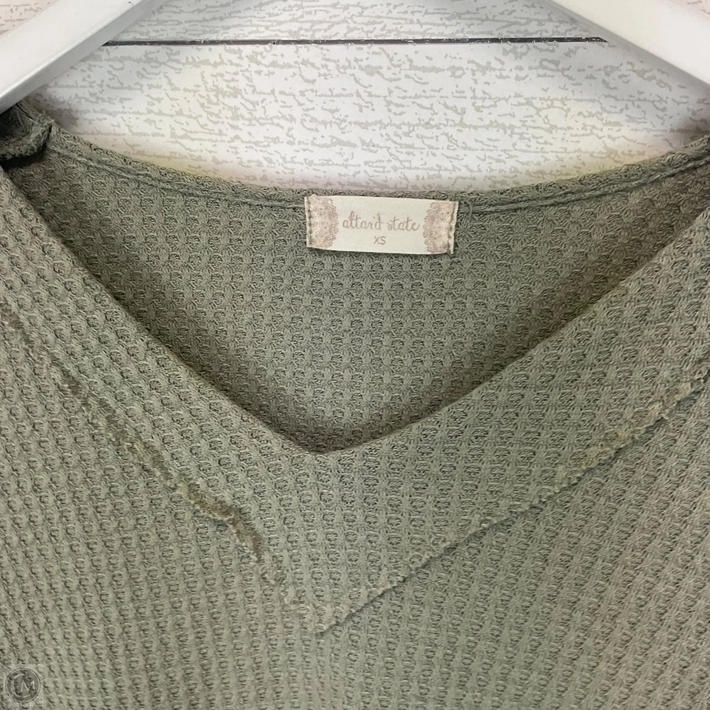 Top Long Sleeve By Altard State In Green, Size: Xs