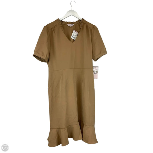 Dress Casual Maxi By Nanette By Nanette Lepore In Brown, Size: 14