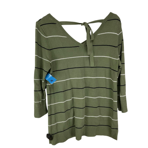 Sweater By Talbots In Green, Size: M