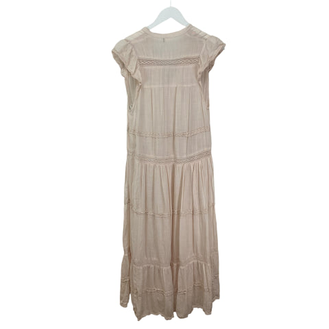 Dress Casual Maxi By Free People In Pink, Size: Xs