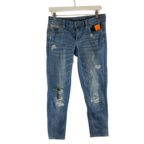 Jeans Boyfriend By White House Black Market In Blue Denim, Size: 4p