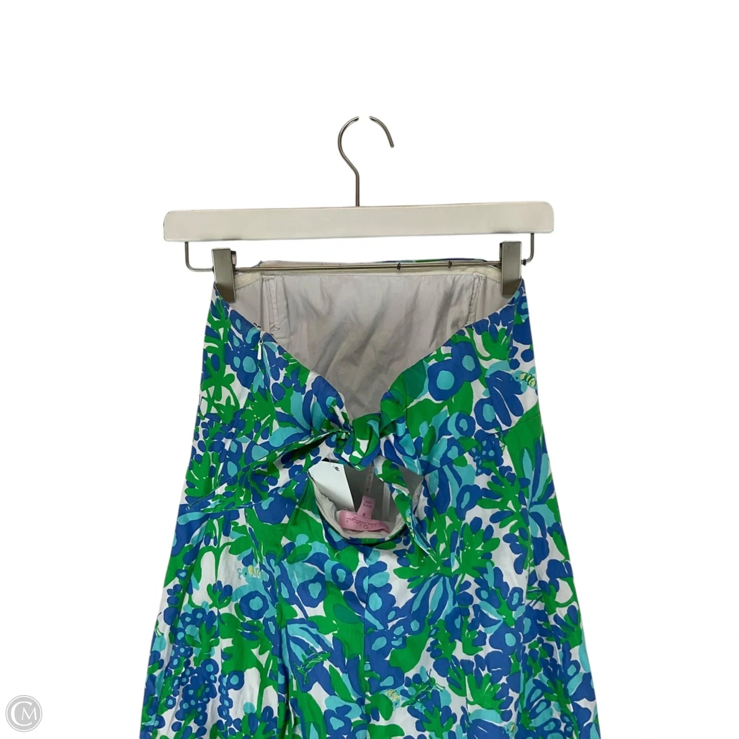 Dress Designer By Lilly Pulitzer In Blue & Green, Size: 8