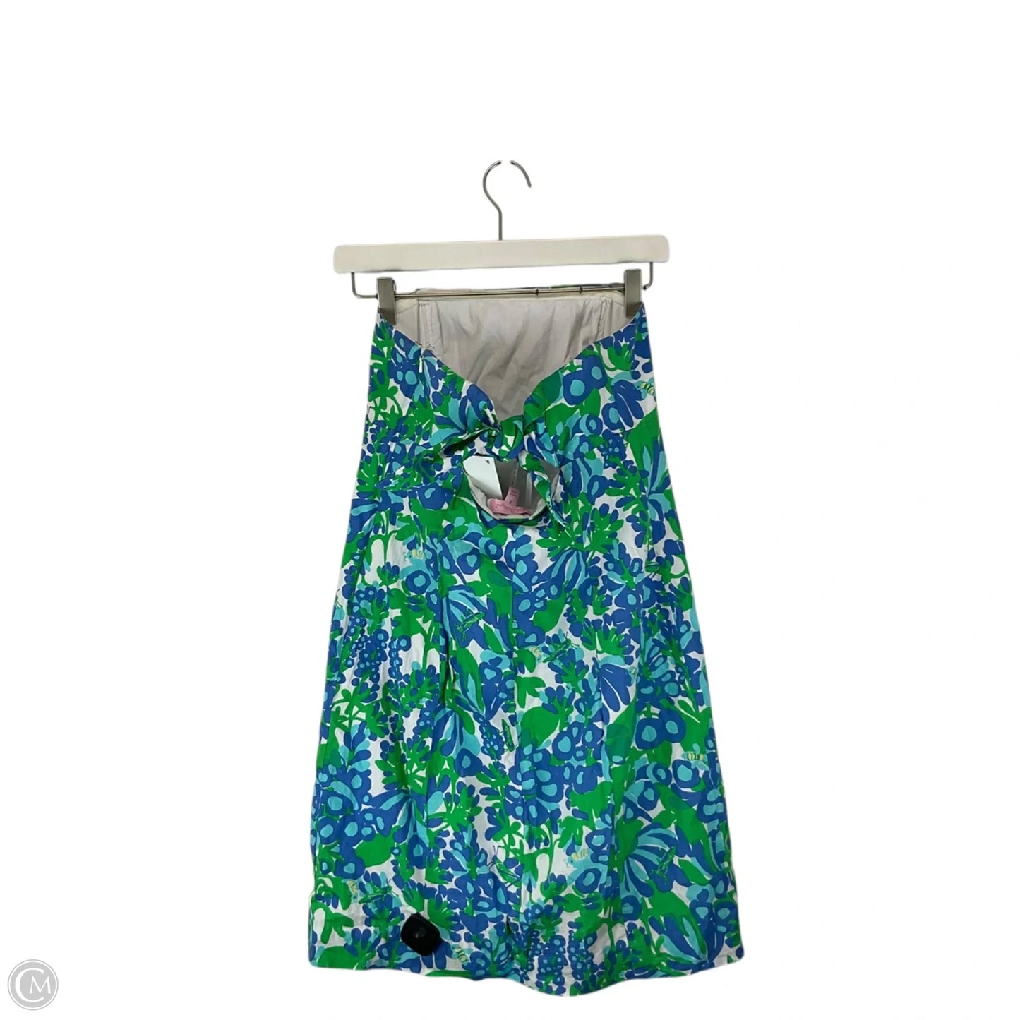 Dress Designer By Lilly Pulitzer In Blue & Green, Size: 8