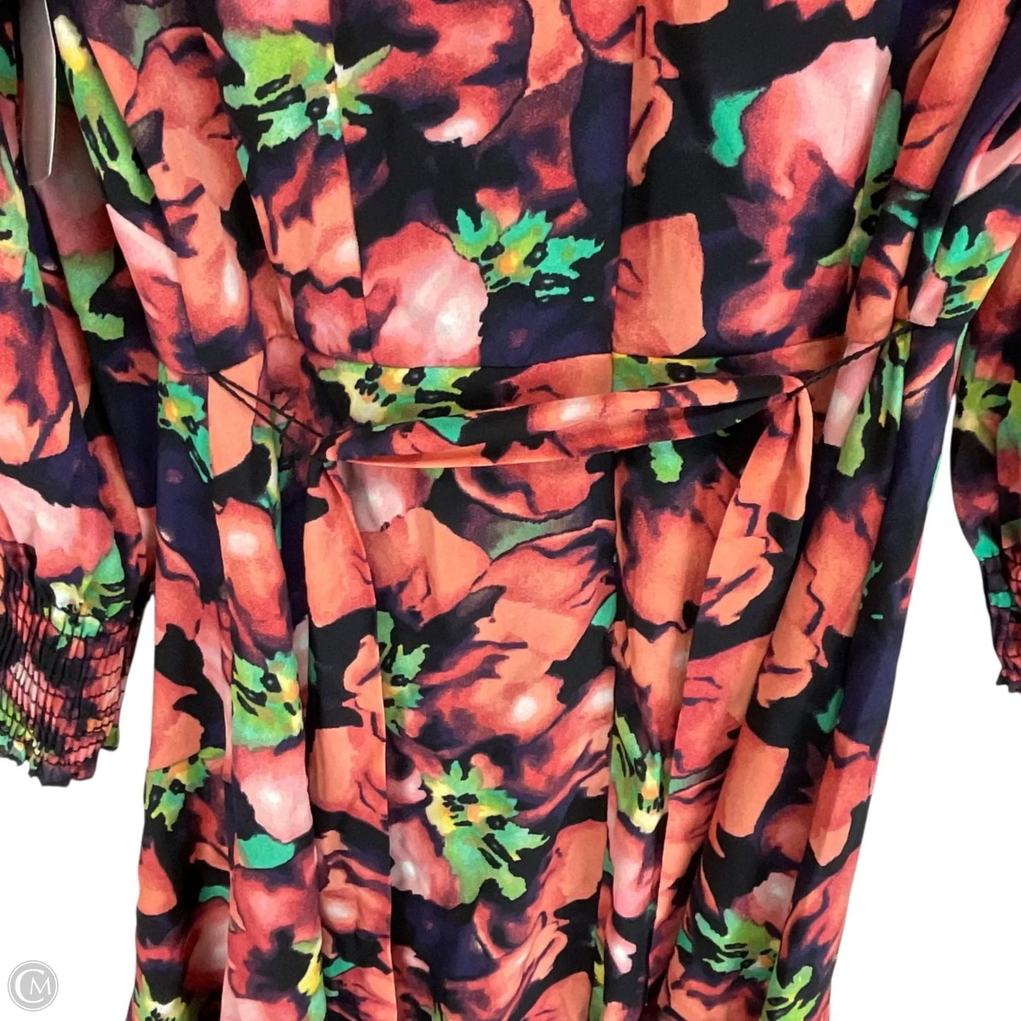 Dress Casual Midi By Ny Collection In Floral Print, Size: S