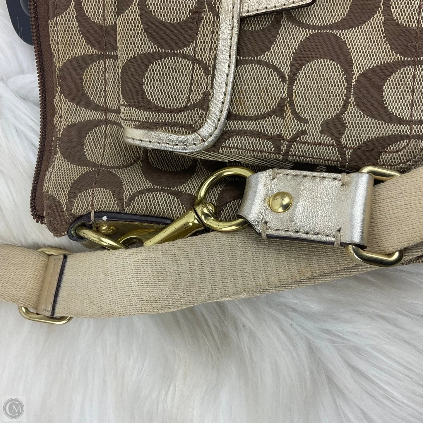 Crossbody Designer By Coach, Size: Small