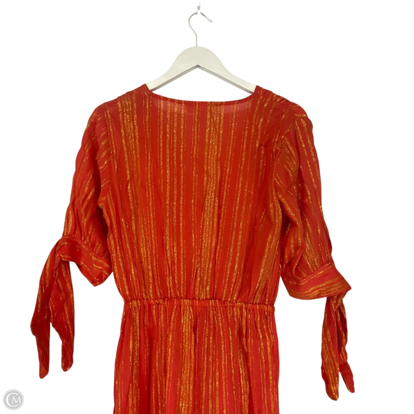 Dress Casual Maxi By Michael By Michael Kors In Orange, Size: S