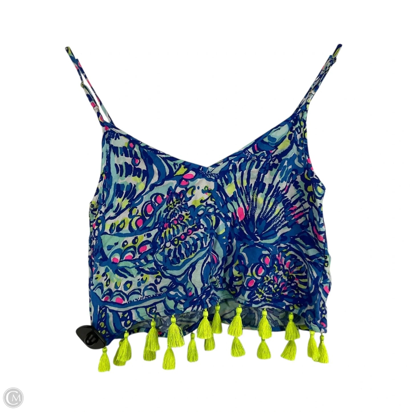 Top Sleeveless Designer By Lilly Pulitzer In Blue, Size: 0