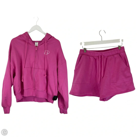 Shorts Set By Pink In Pink, Size: M