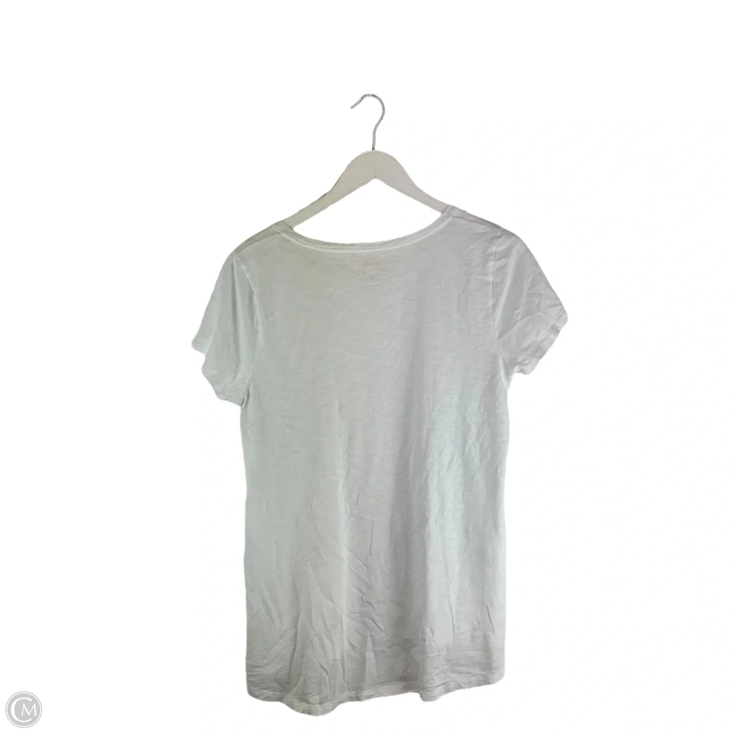 Top Short Sleeve Designer By Lilly Pulitzer In White, Size: L