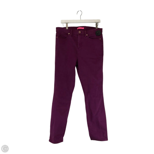 Pants Designer By Lilly Pulitzer In Purple, Size: 12