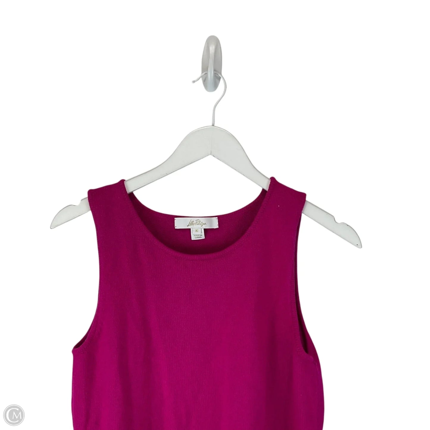 Top Sleeveless Designer By Lilly Pulitzer In Pink, Size: M