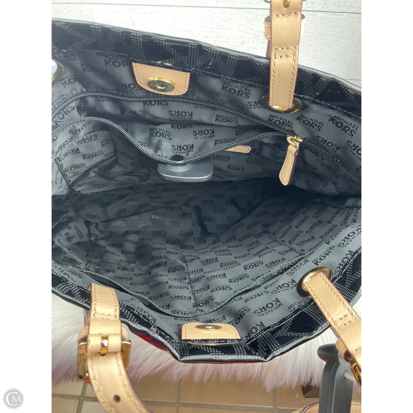 Handbag Designer By Michael Kors, Size: Large