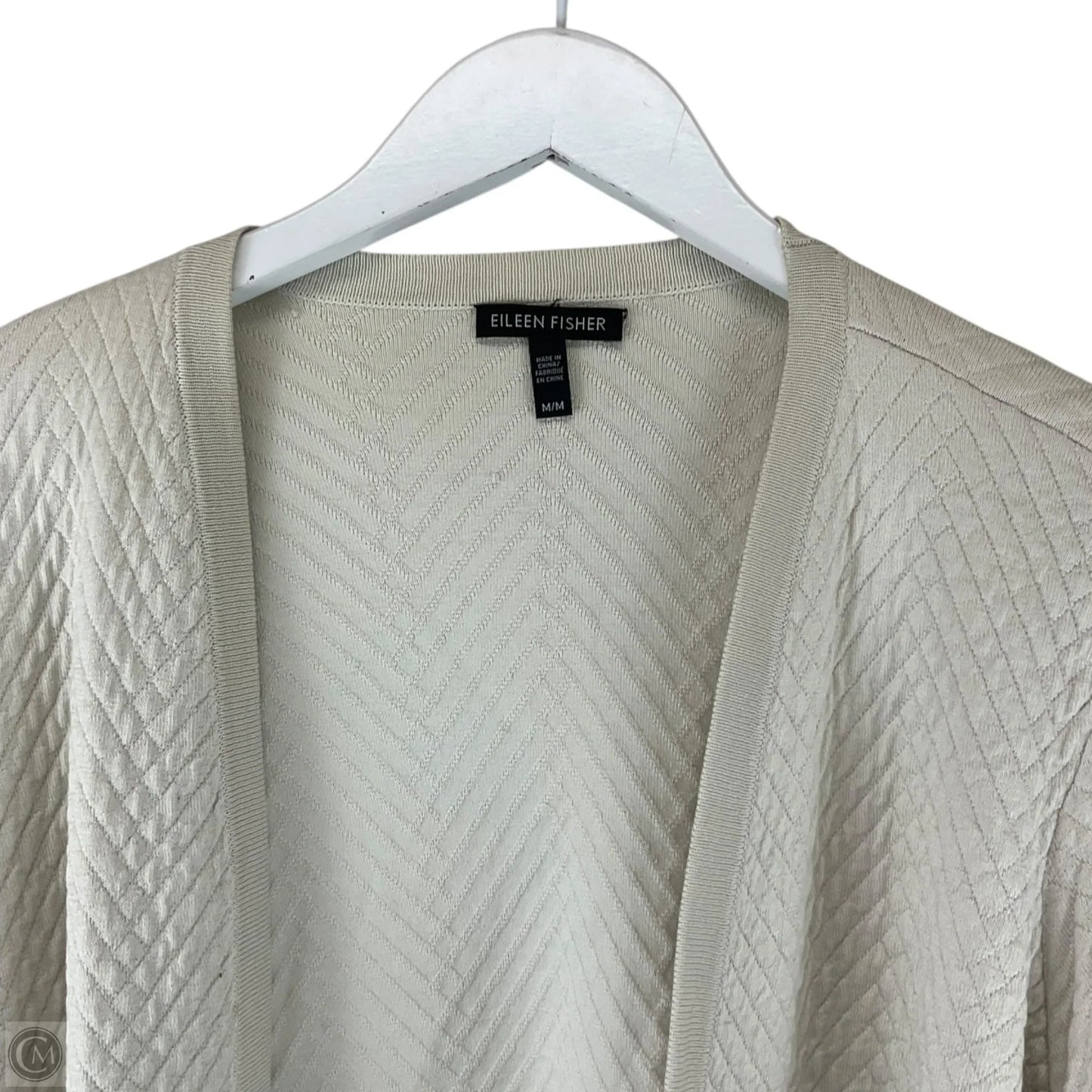Cardigan By Eileen Fisher In Cream, Size: M