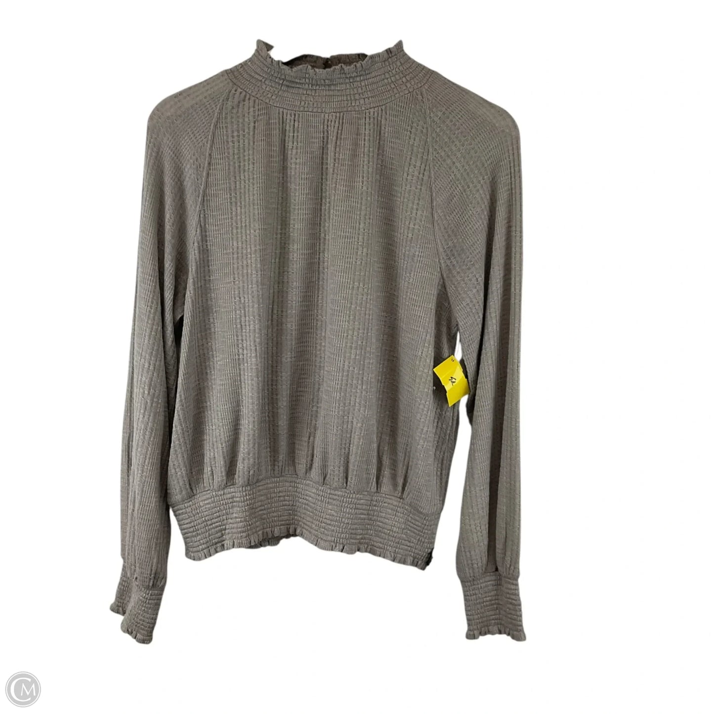 Top Long Sleeve By Free People In Grey, Size: M