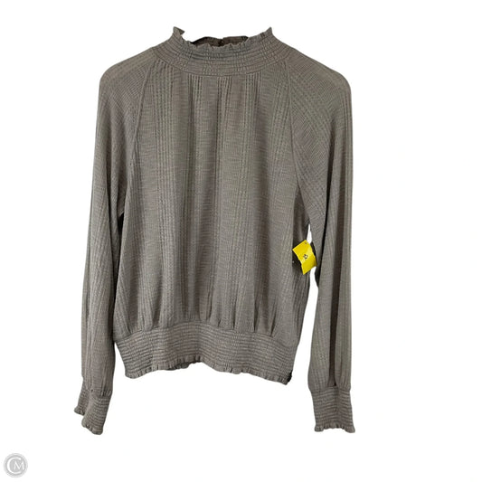 Top Long Sleeve By Free People In Grey, Size: M