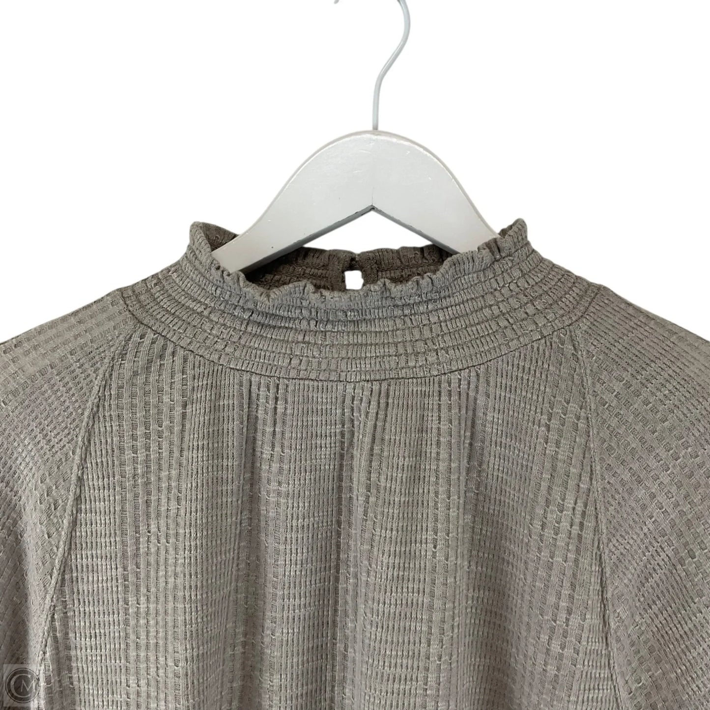 Top Long Sleeve By Free People In Grey, Size: M